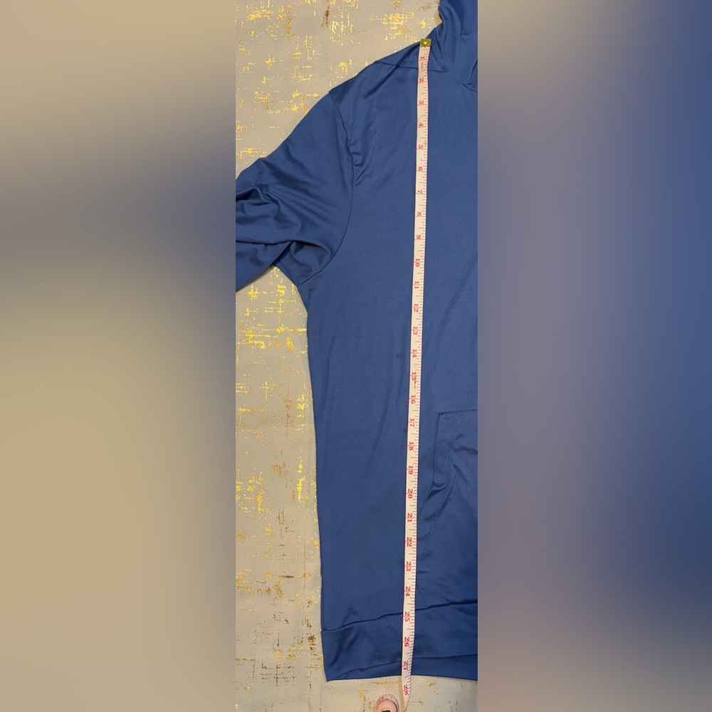 Blue Hooded Pullover - Picture 11 of 12